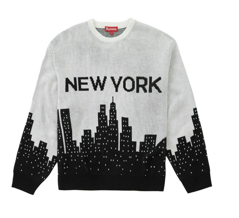 Supreme New York Knit Sweater Size L