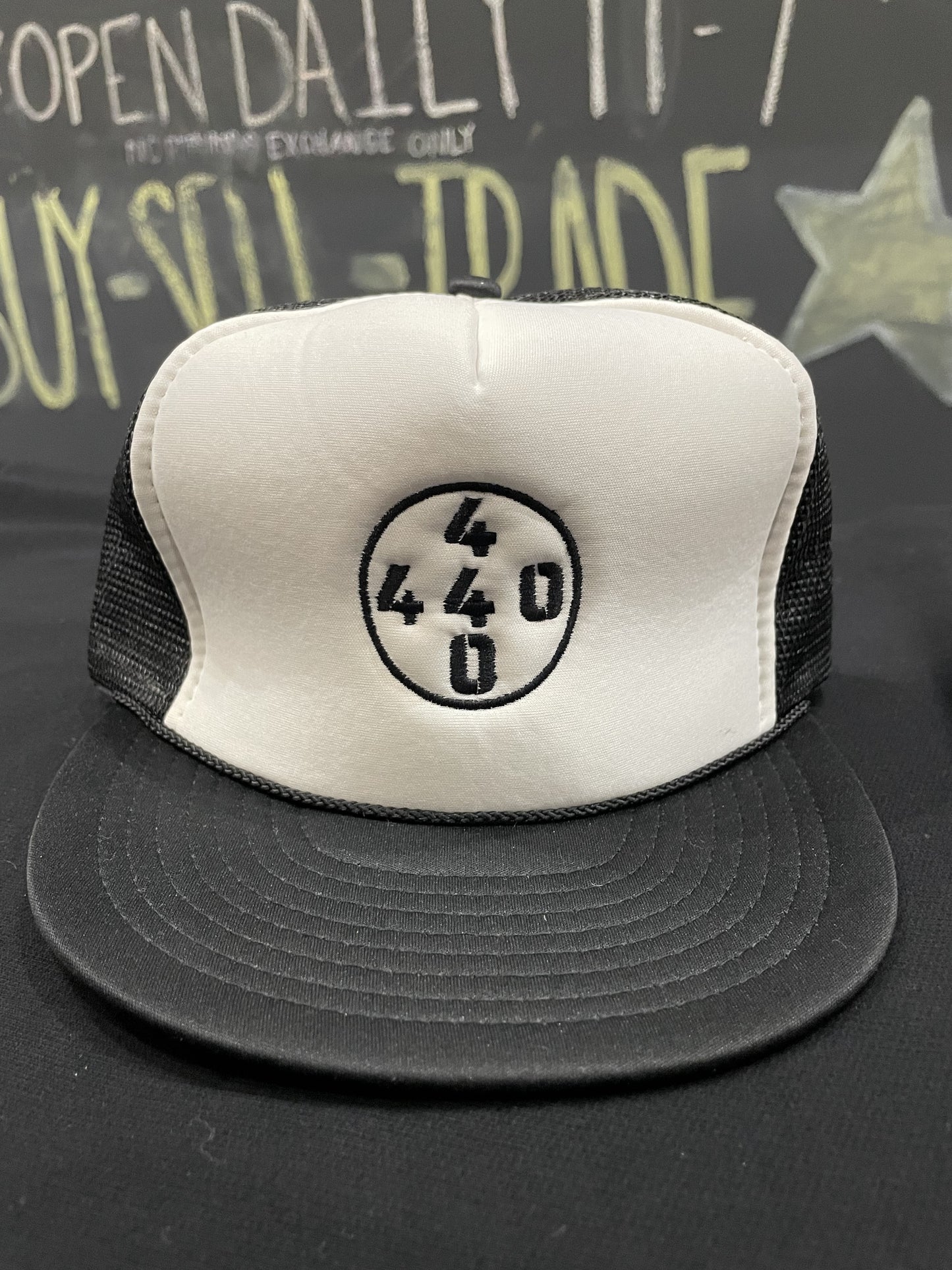 440 Kicks Black Trucker