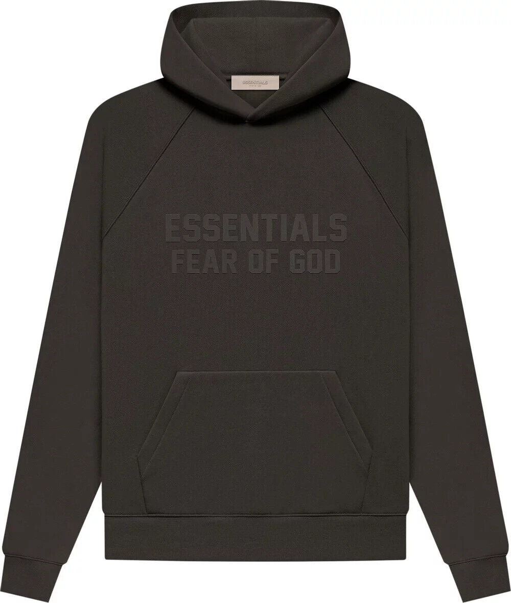 Essentials Fear of God Off Black Hoodie