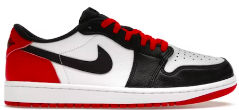 Jordan 1 Low Black Toe
