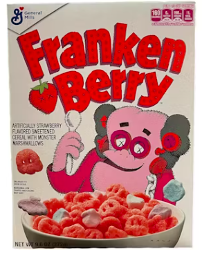 Kaws Monsters Franken Berry Cereal
