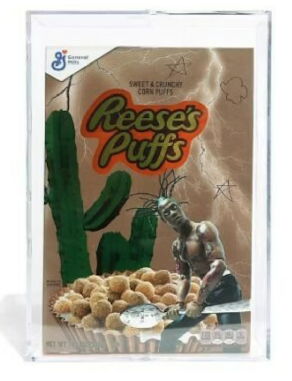 Travis Scott x Reese's Puffs Cereal Limited Edition Box (Not Fit For Human Consumption)