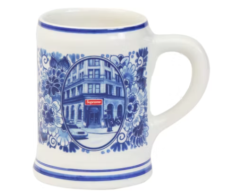 Supreme Royal Delft 190 Bowery Beer Mug