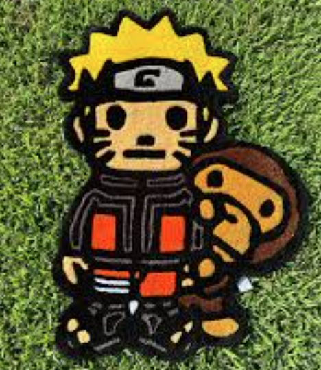 Bape Naruto Baby Milo Keychain