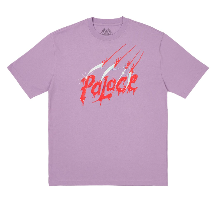 Palace Scratchy Light Purple Tee