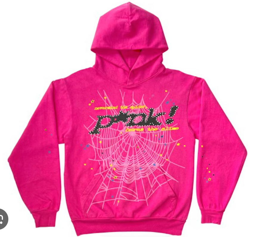 SP5DER OG Pink Here's The Smile Hoodie XL