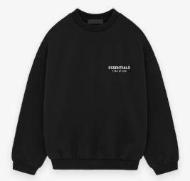 Fear of God Essentials Black Crewneck