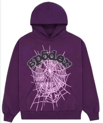 Sp5der Web Hoodie Purple