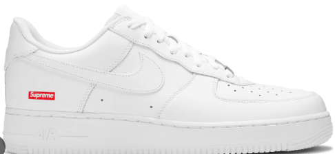 Supreme Air Force 1 Low White