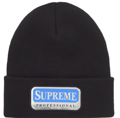 Supreme Professional Beanie Black