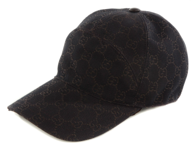 Gucci Black Monogram hat
