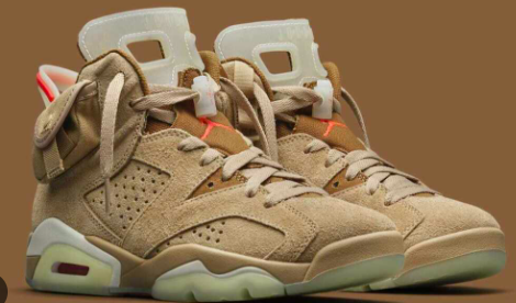 Jordan 6 British Khaki Travis Scott