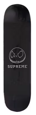 Supreme Skeleton Deck Black