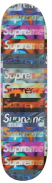 Supreme Distorted Logo Deck Black