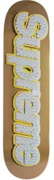 Supreme Bling Logo Deck Gold SS22