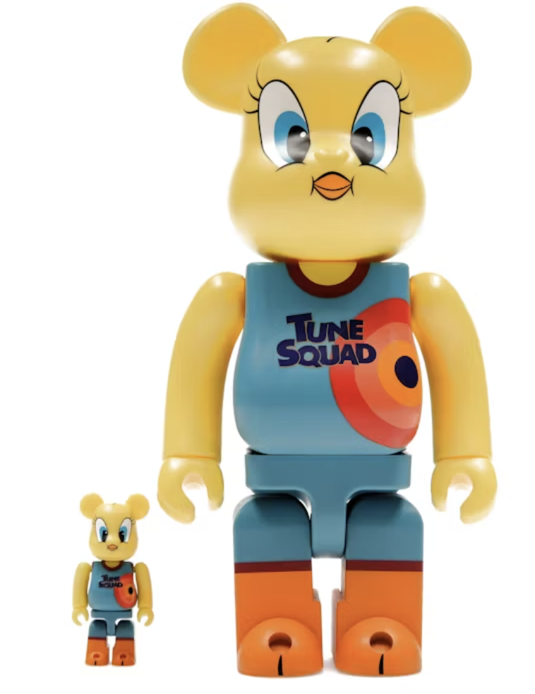400% Bearbrick Space Jam Tweety