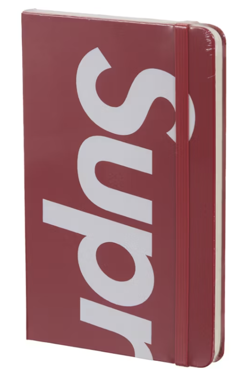 Supreme Moleskin Notebook Red