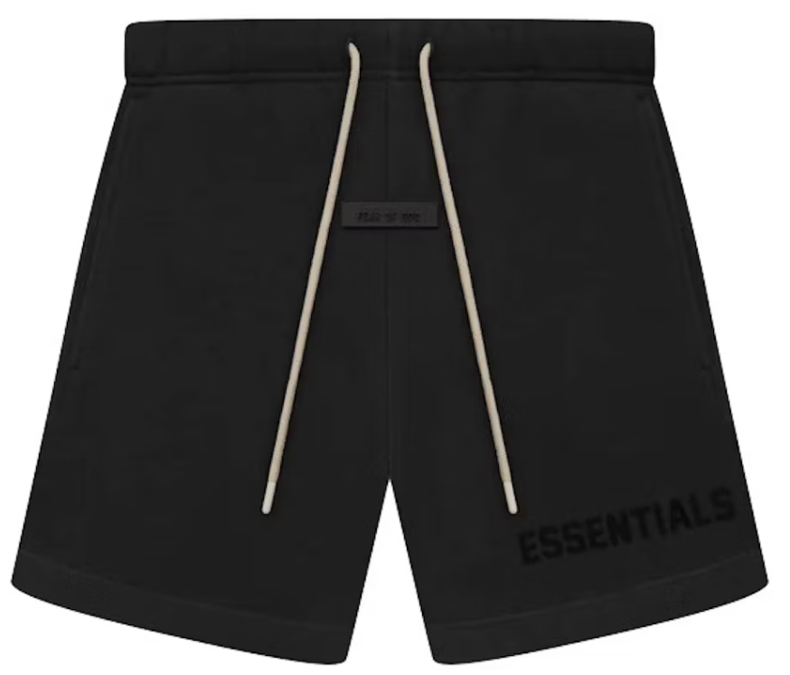 Essentials FOG Jet Black Shorts