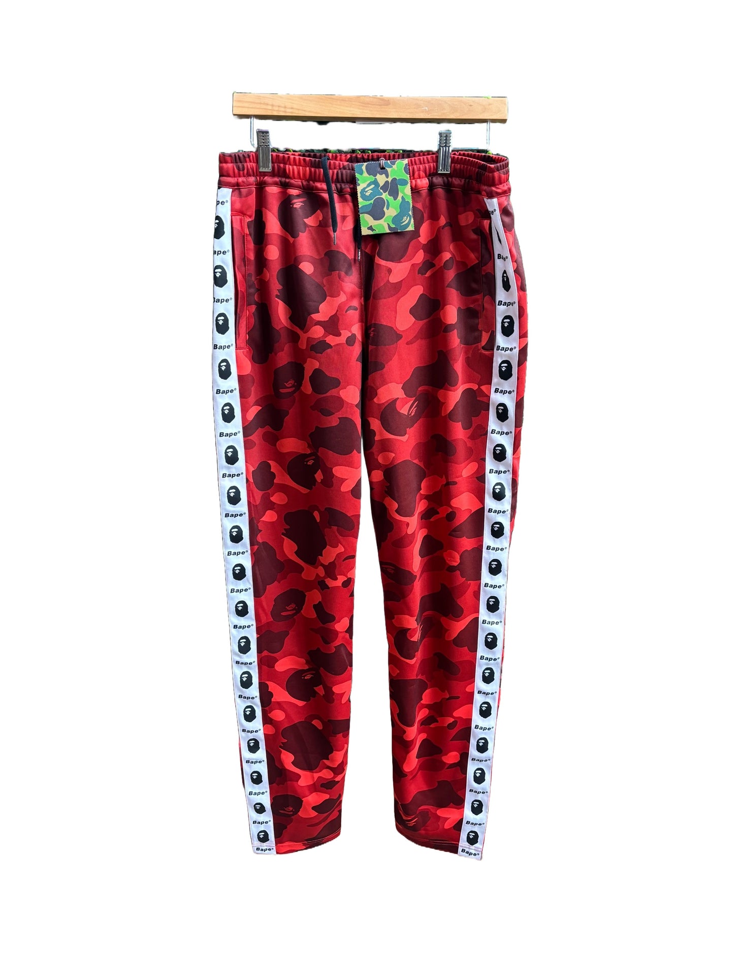 Bape Red Camo Sweats