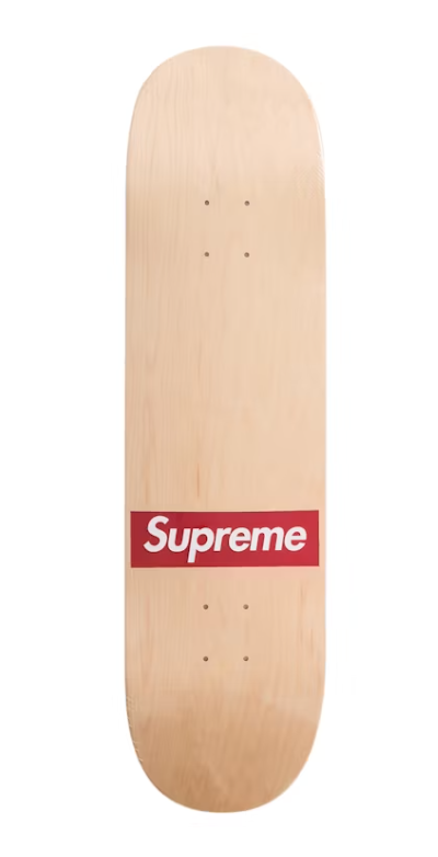 Supreme Skate Deck Routed Box Logo Natural