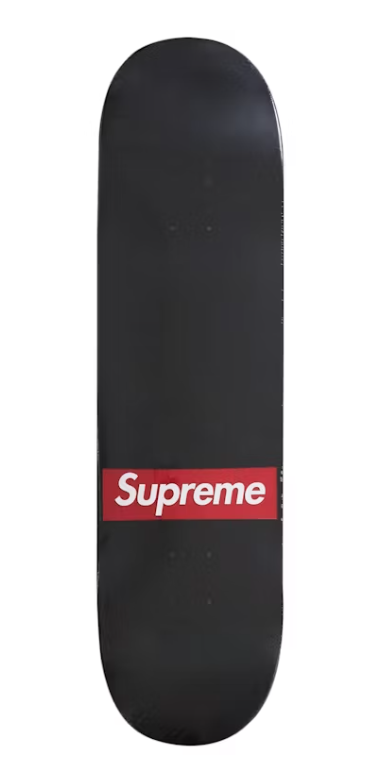 Supreme Skate Deck Routed Box Logo Black