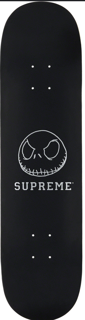 Supreme Skate Deck Skeleton Black