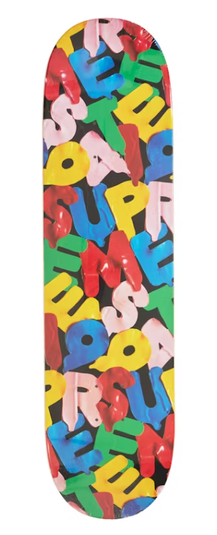 Supreme Skate Deck Balloons Black