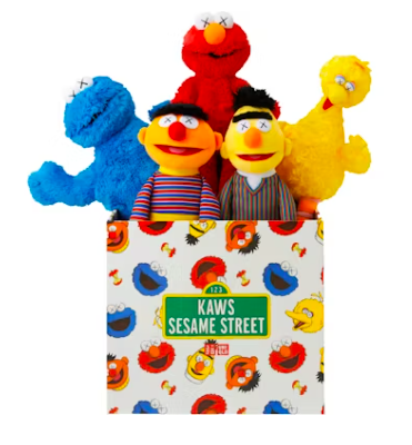 KAWS Sesame Street Uniqlo Plush Toy Complete Box Set