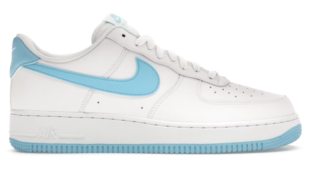 Nike Air Force 1 Low '07 White Aquarius Blue