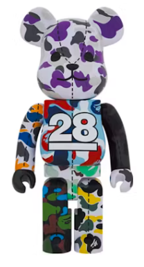 Bearbrick x BAPE 28th Anniversary Camo #1 1000%