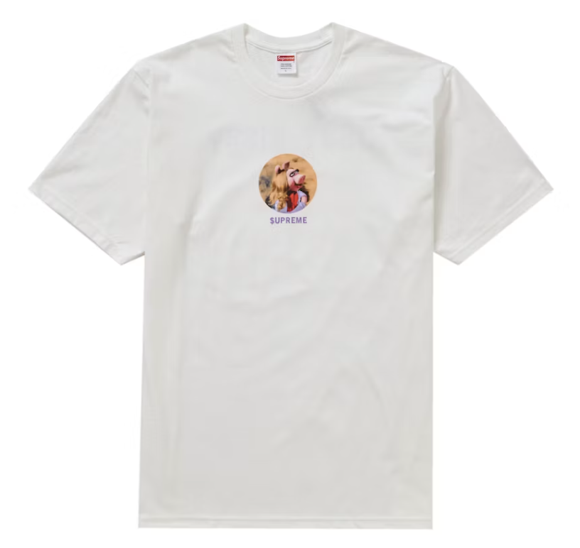 Supreme Miss Piggy Tee White