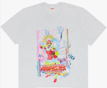 Supreme Electro Tee Ash Grey