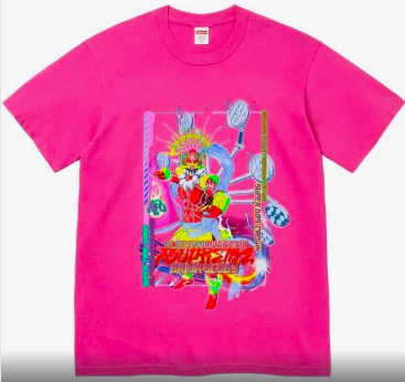 Supreme Electro Tee Pink