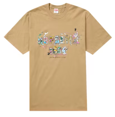 Supreme Varsity Tee Khaki