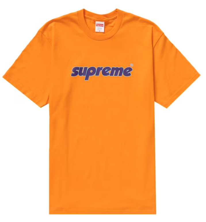 Supreme Pinline Tee Orange