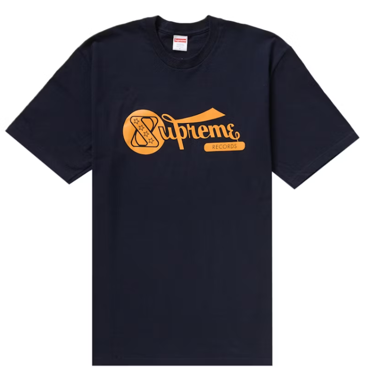 Supreme Records Tee Navy