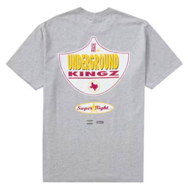 Supreme UGK Super Tight Tee Grey