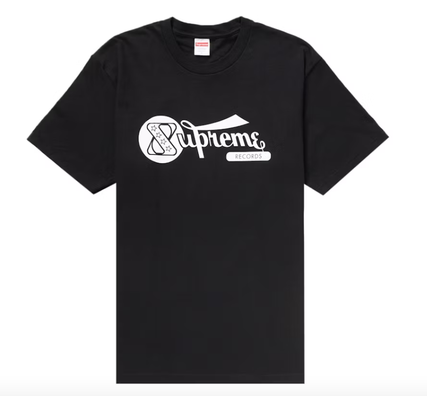 Supreme Records Tee Black