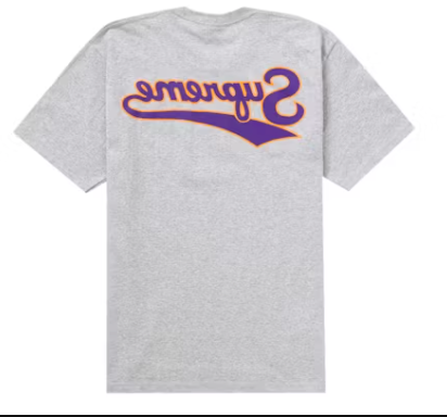 Supreme Backwards Tee Grey