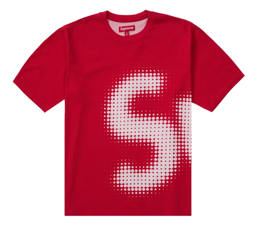 Supreme Halftone S/S Top Red