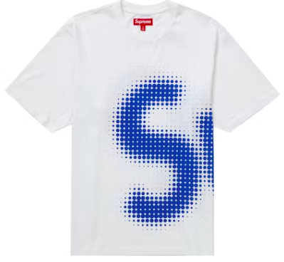 Supreme Halftone S/S Top White