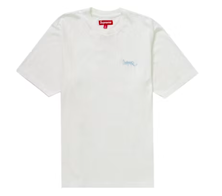 Supreme Washed Tag Tee White