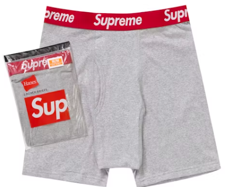 Supreme Hanes Boxer Briefs