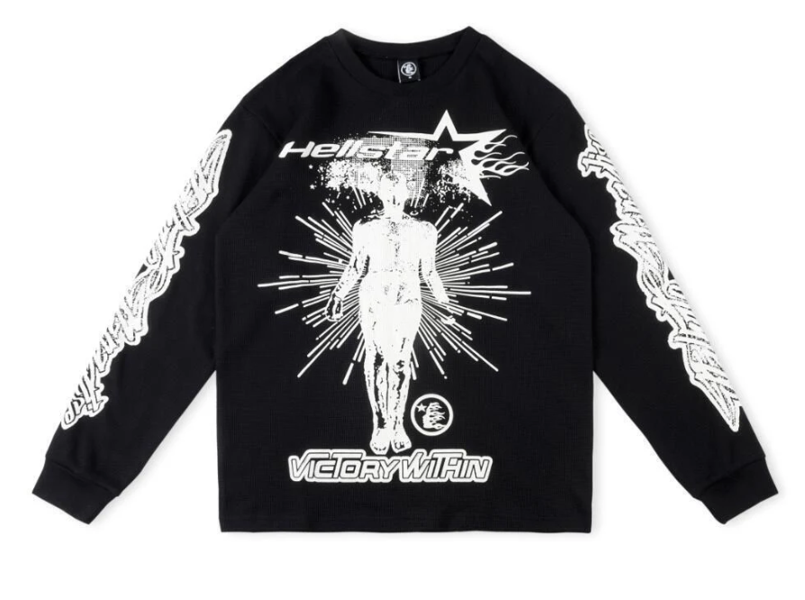 Hellstar Thermal Print Long Sleeve Black