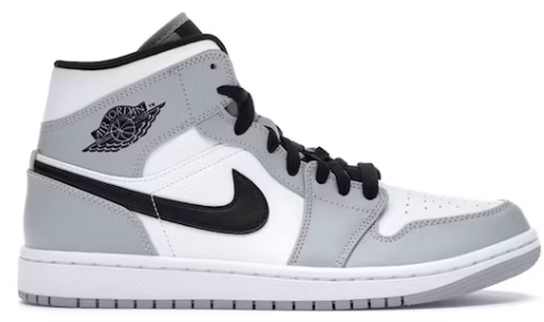 Jordan 1 Mid Light Smoke Grey