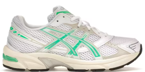 Asics Gel-1130 White Malachite Green Off White Midsole (W)