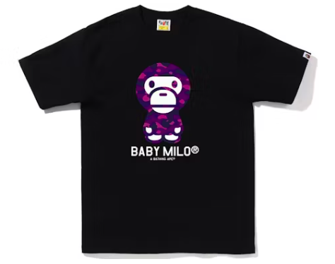 BAPE Color Baby Milo Tee Black