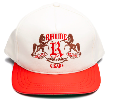 Rhude Cigars Two Horse Red White Hat