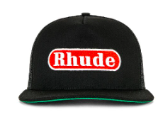 Rhude Pit Stop Hat Black Red