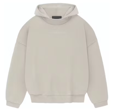 Fear of God Essential Hoodie Silver Cloud